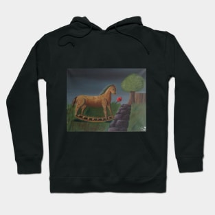 Rocking Horse in Park Hoodie